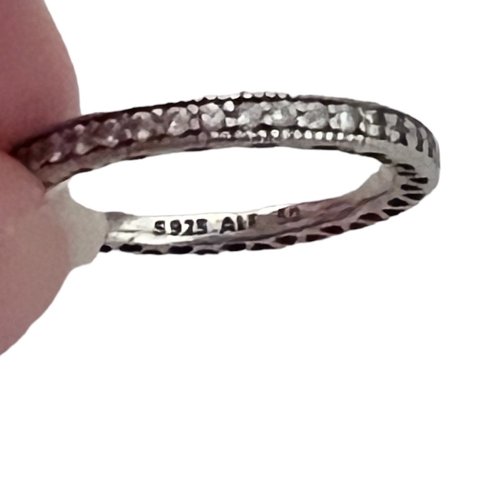 Pandora Radiant Hearts ring band size 5 - Picture 4 of 10